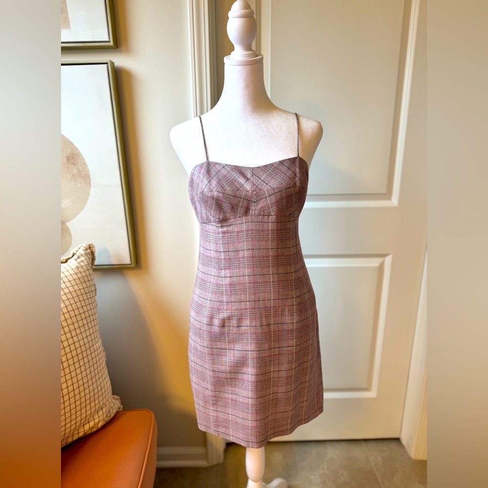 ✨ Intermix Plaid Spaghetti Strap Dress – Classic & Chic! ✨